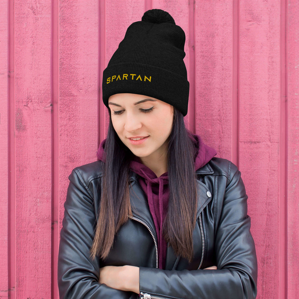 Classic Spartan Puff Beanie